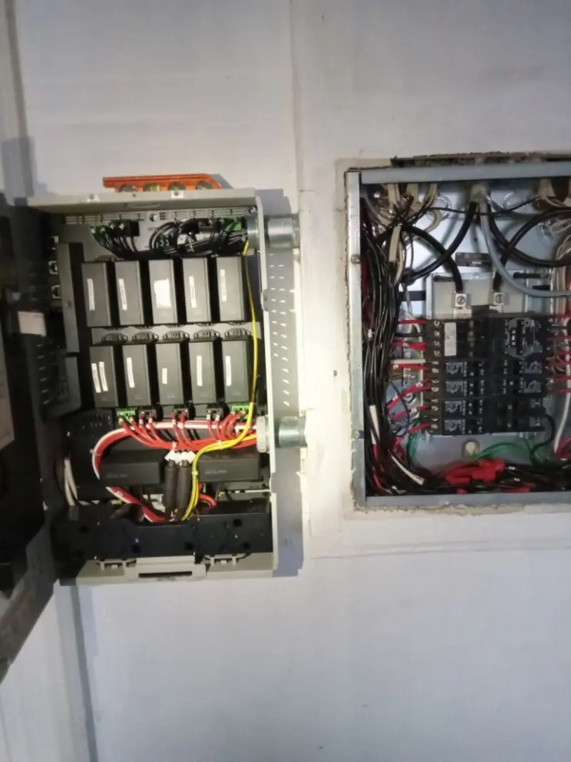 Electrical panel upgrade completed for Security Camera Wiring in Belmar